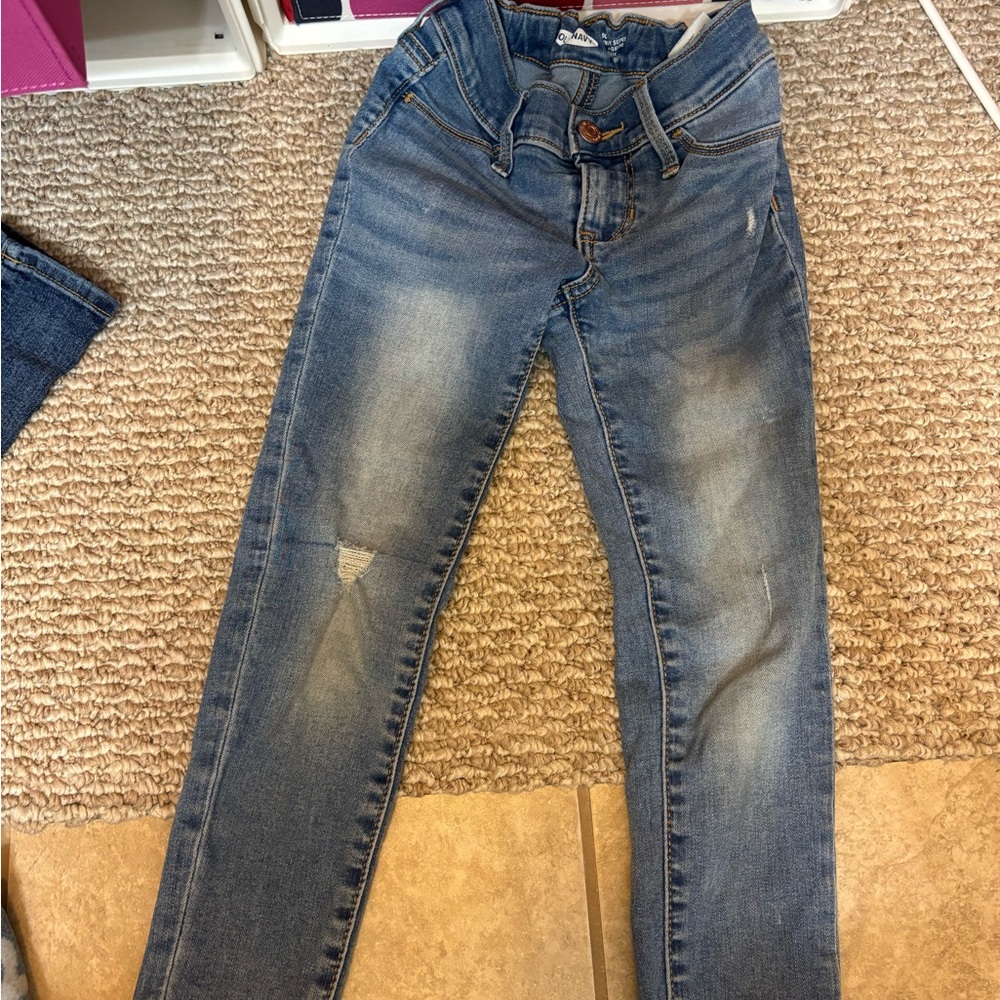 Old Navy Kids Blue Distressed Jeans